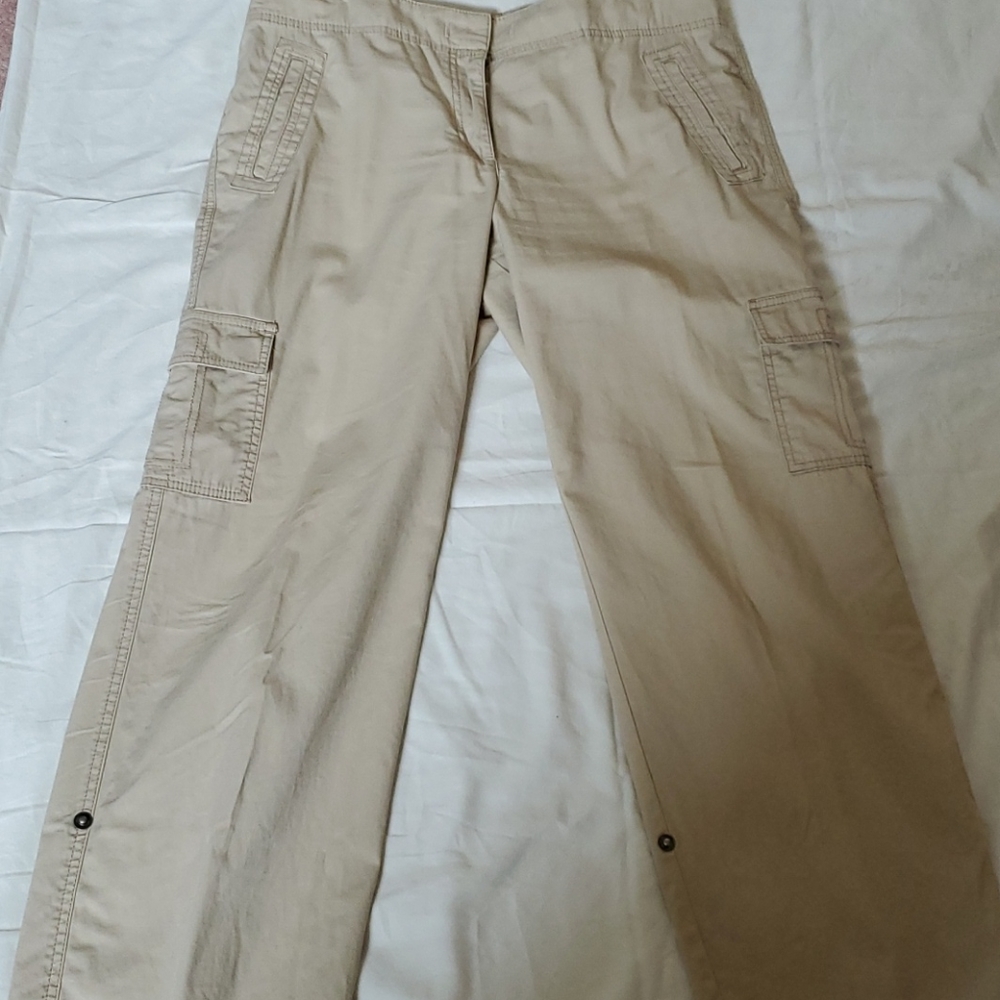 Loft khaki Marissa cargo pants